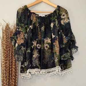 Tempo Paris Sheer Blouse